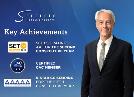 A banner as seen on the website of S Hotels and Resorts